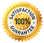 satisfaction 100% guarantee